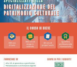 Tecnico della produzione multimediale per la digitalizzazione del patrimonio culturale